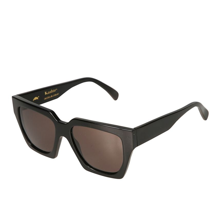 Kador Charlize Oversized Square-Frame Sunglasses With Notch Detail