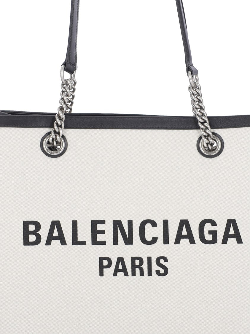 Balenciaga Medium 'Duty Free' Tote Bag – Grey