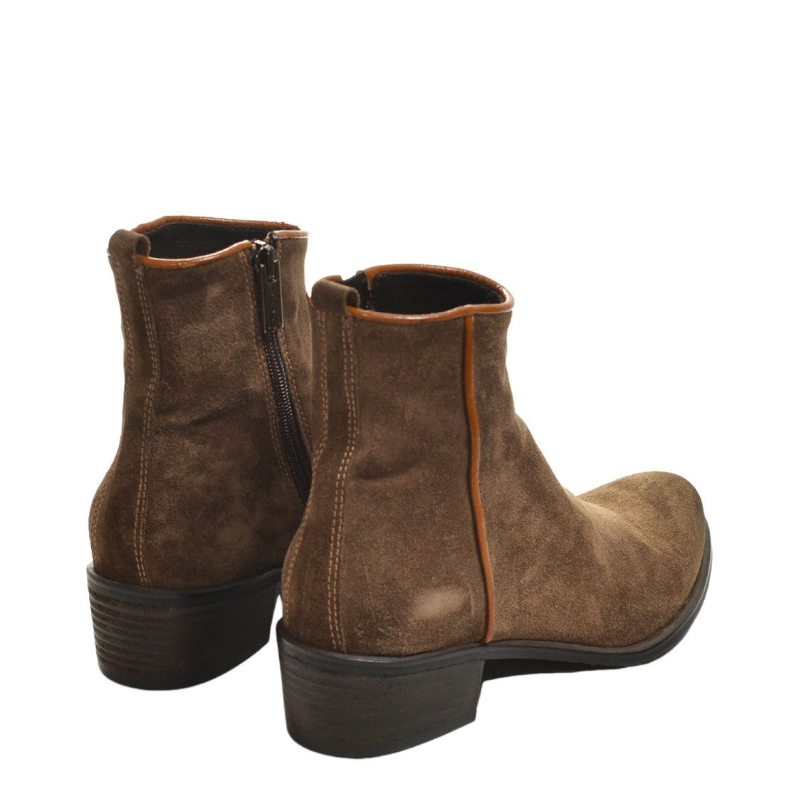 Hundred 100 Sand Suede Texan Ankle Boot