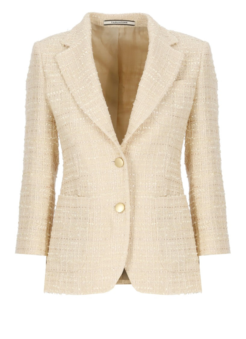 Tagliatore Beige Cotton Jacket