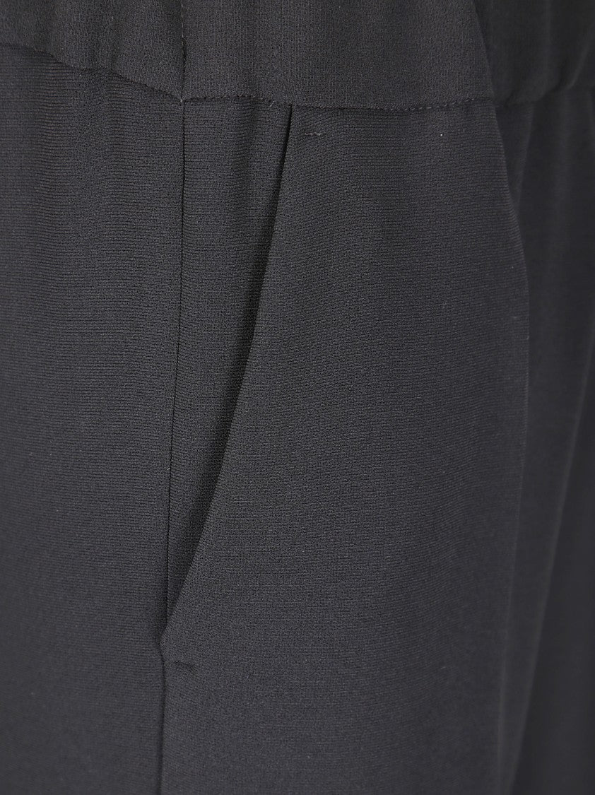 Alberto Biani Straight Leg Trousers With Back Slit Detail