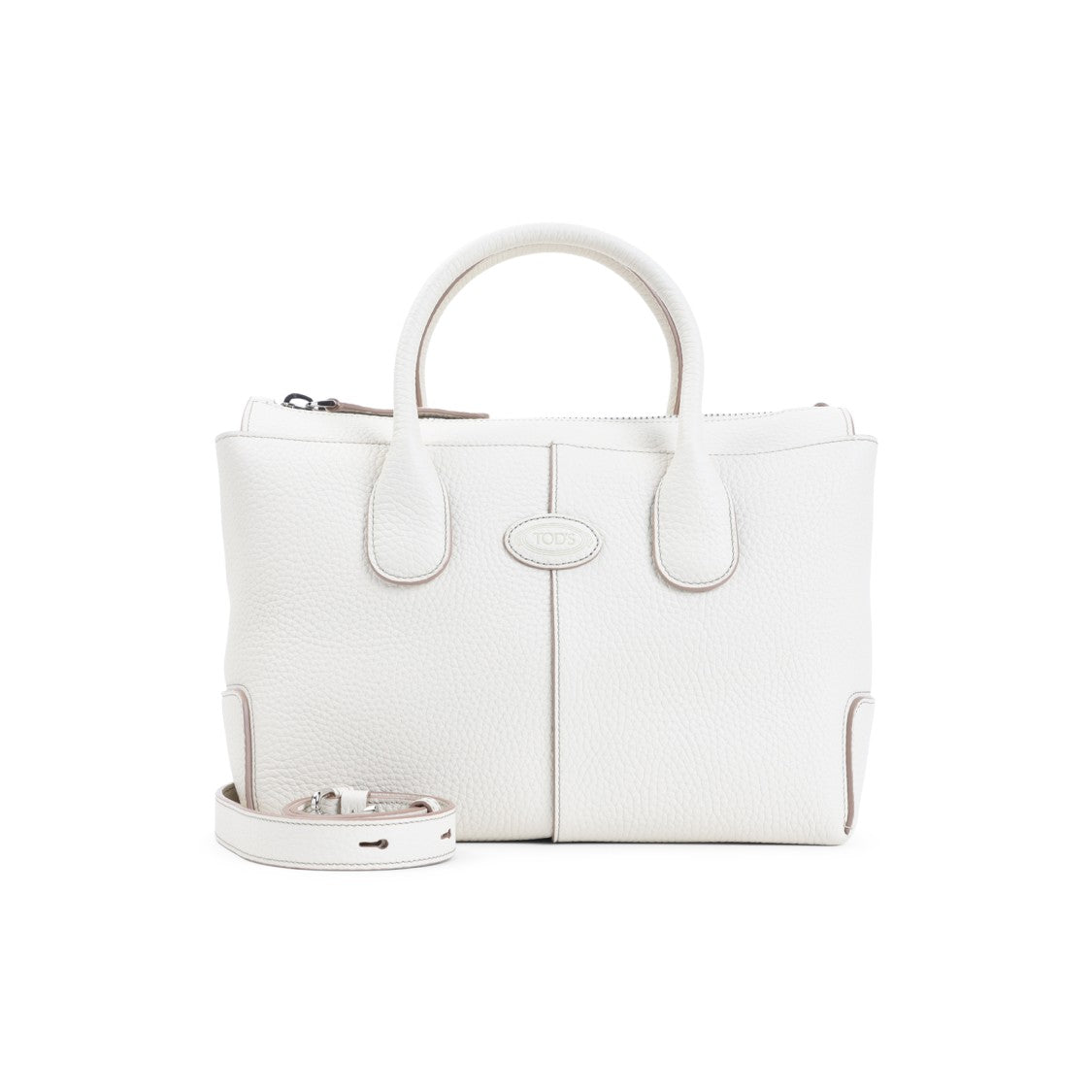 Tod's Structured Shoulder Bag In Grained Calf Leather