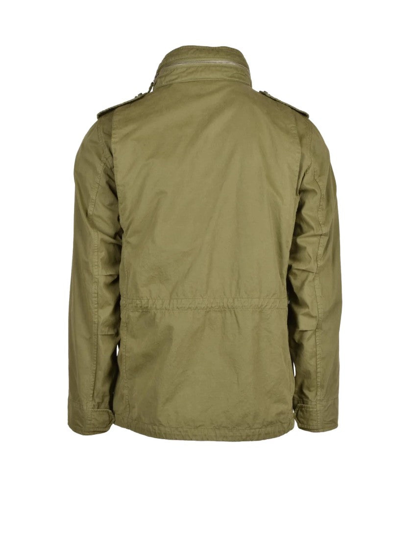 Aspesi Lightweight Parka With Hidden Hood And Functional Pockets