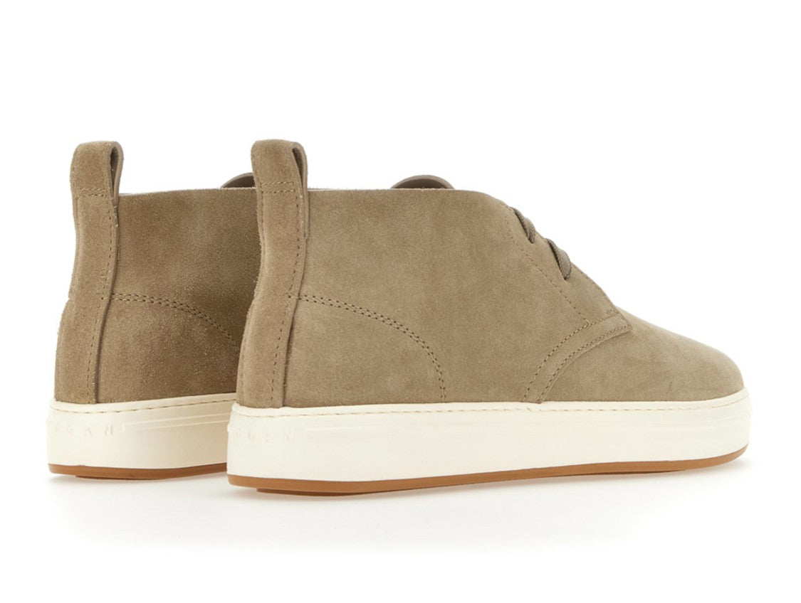Hogan Suede Minimalist Lace-Up Shoes