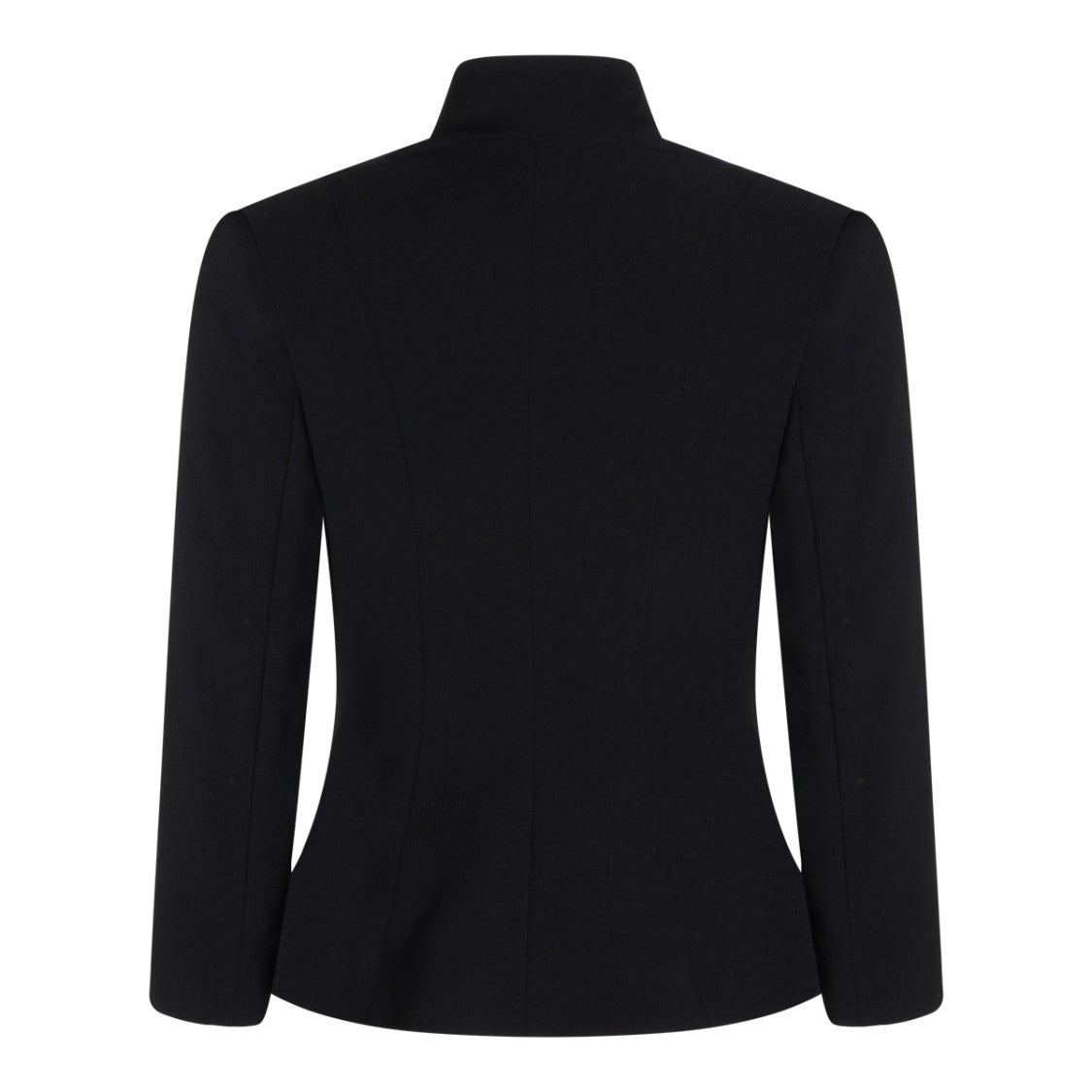 Elisabetta Franchi Structured Tailored Black Jacket