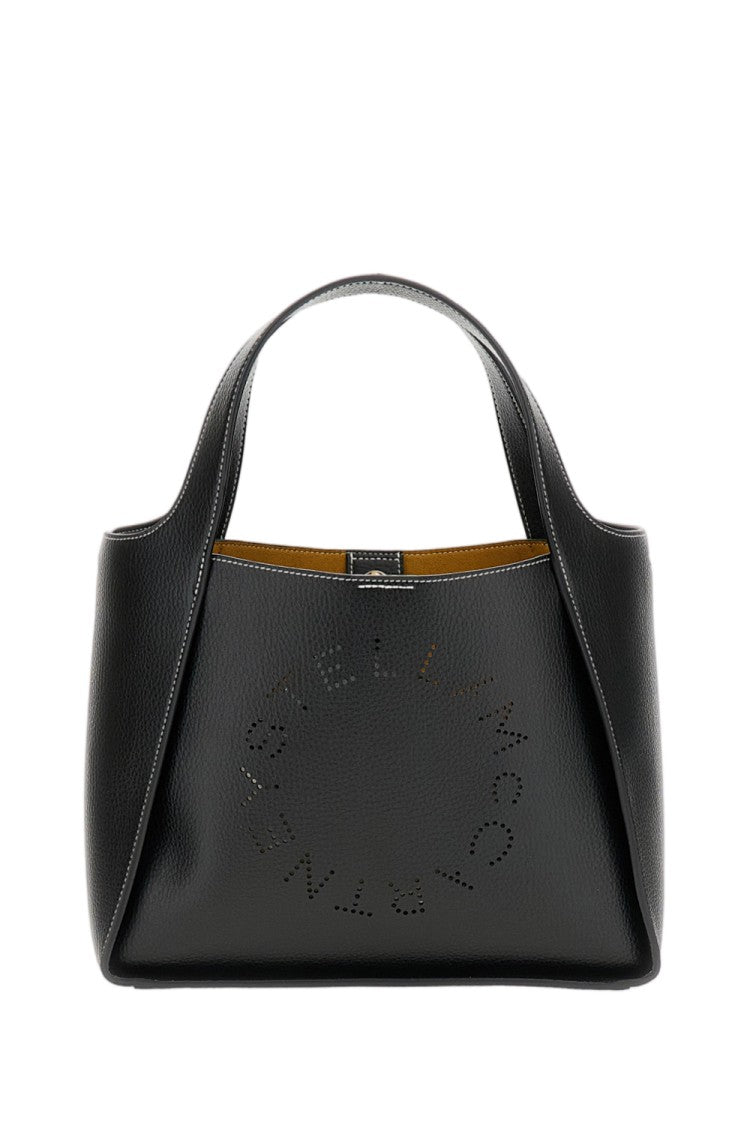 Stella Mccartney Black Eco Embossed Alter Mat Tote Bag