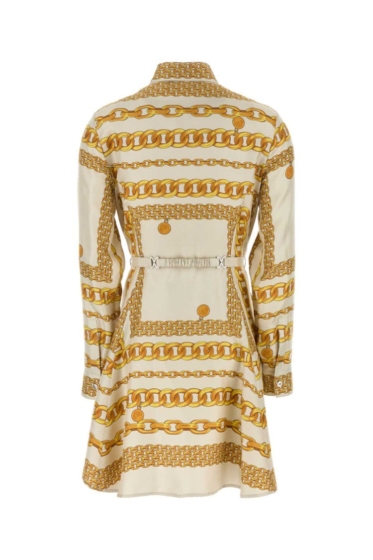 Versace Printed Silk Dress