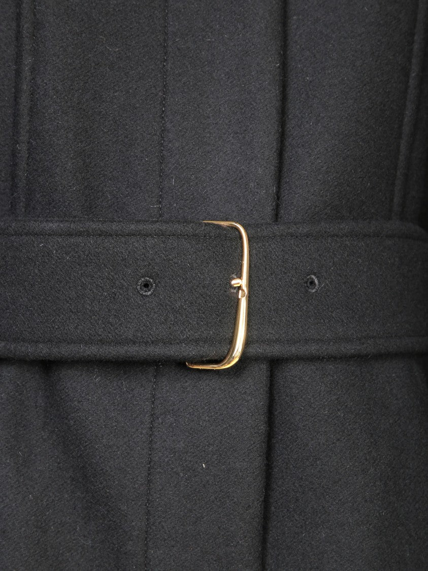 Jacquemus Black Wool Long Coat