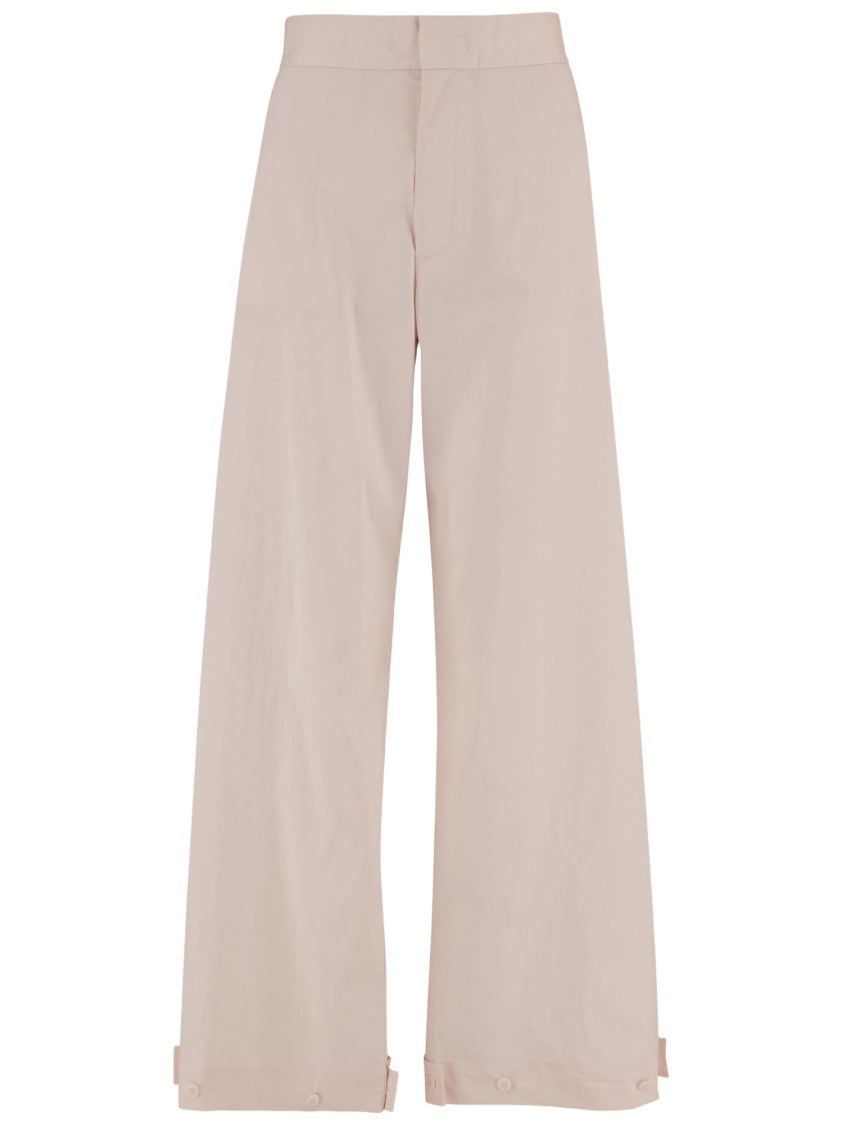 Sa Su Phi Cotton Blend Wide Leg Trousers