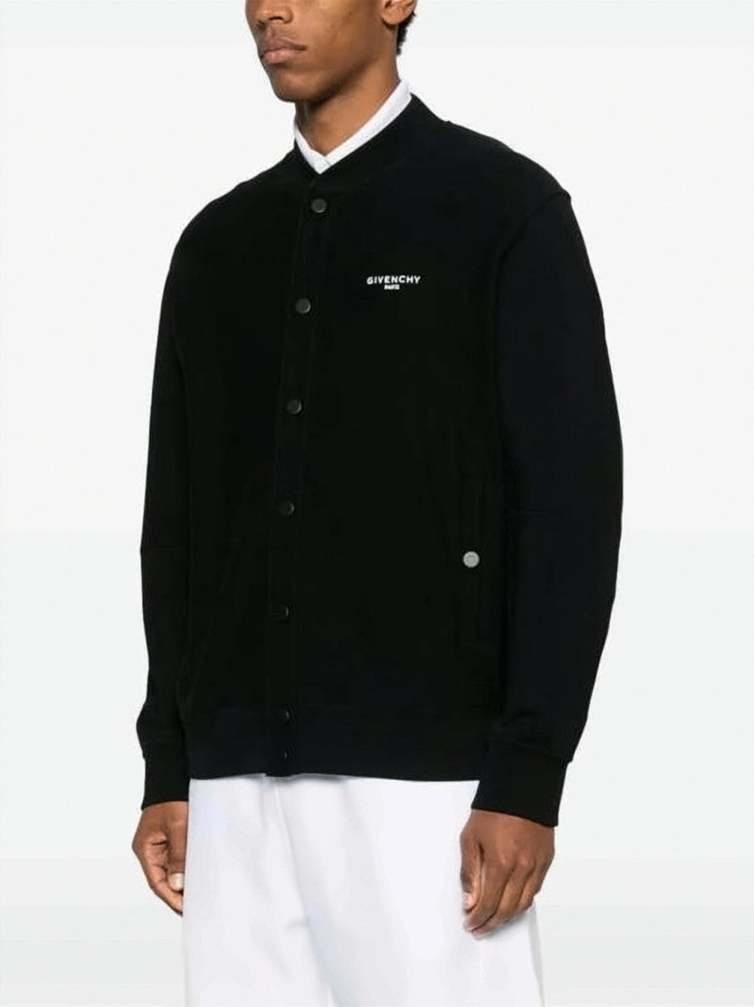 Givenchy Button-Up Front Cardigan With Ribbed Cuffs And Pocket Detail