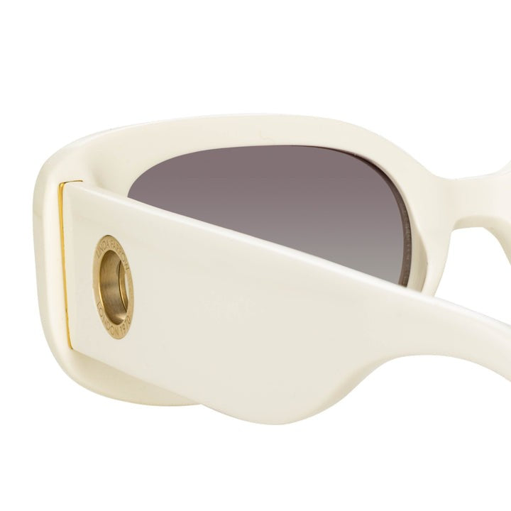 Linda Farrow Lola Rectangular Sunglasses In