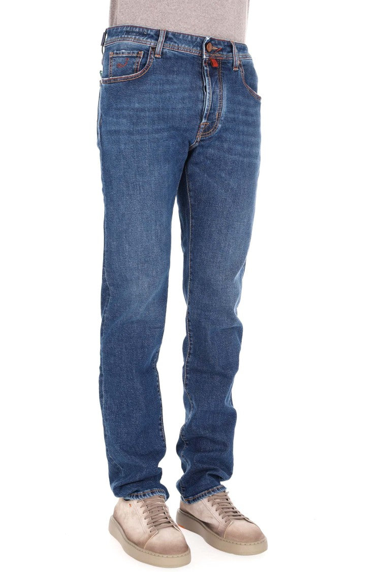 Jacob Cohen Cavallino Bard Fit Diamond Quilted Comfort Jeans