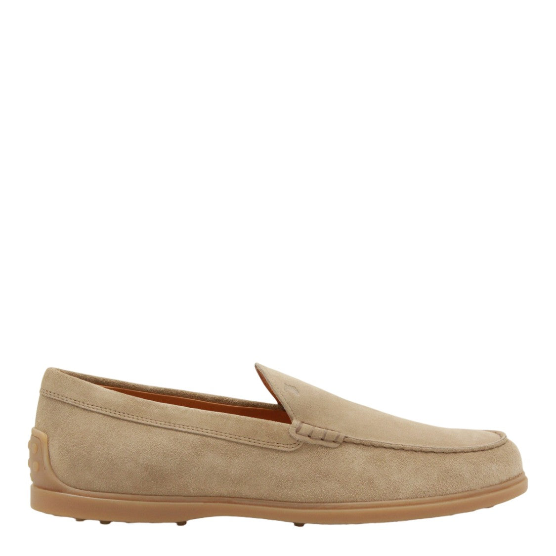 Tod's Sleek Suede Loafers With Rounded Toe