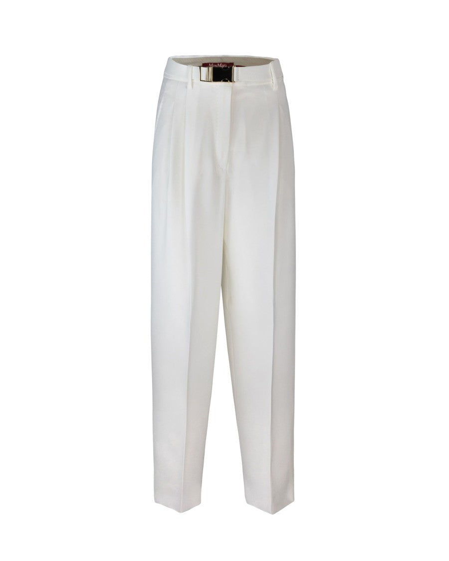 Max Mara White Neottia Trousers