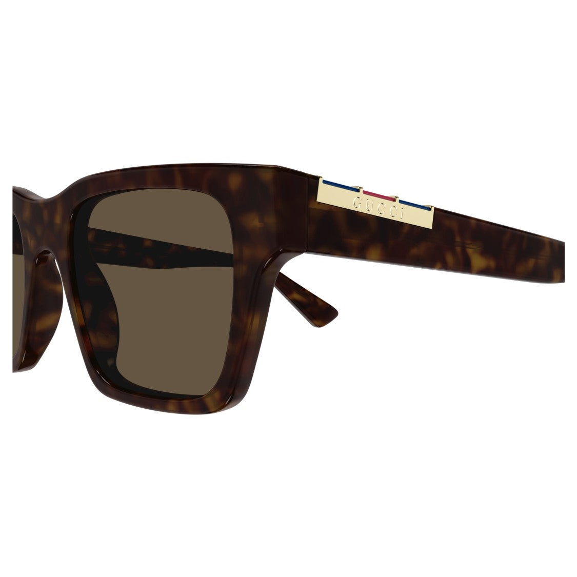 Gucci Gg1889s Bold Tortoiseshell Square Frame Sunglasses