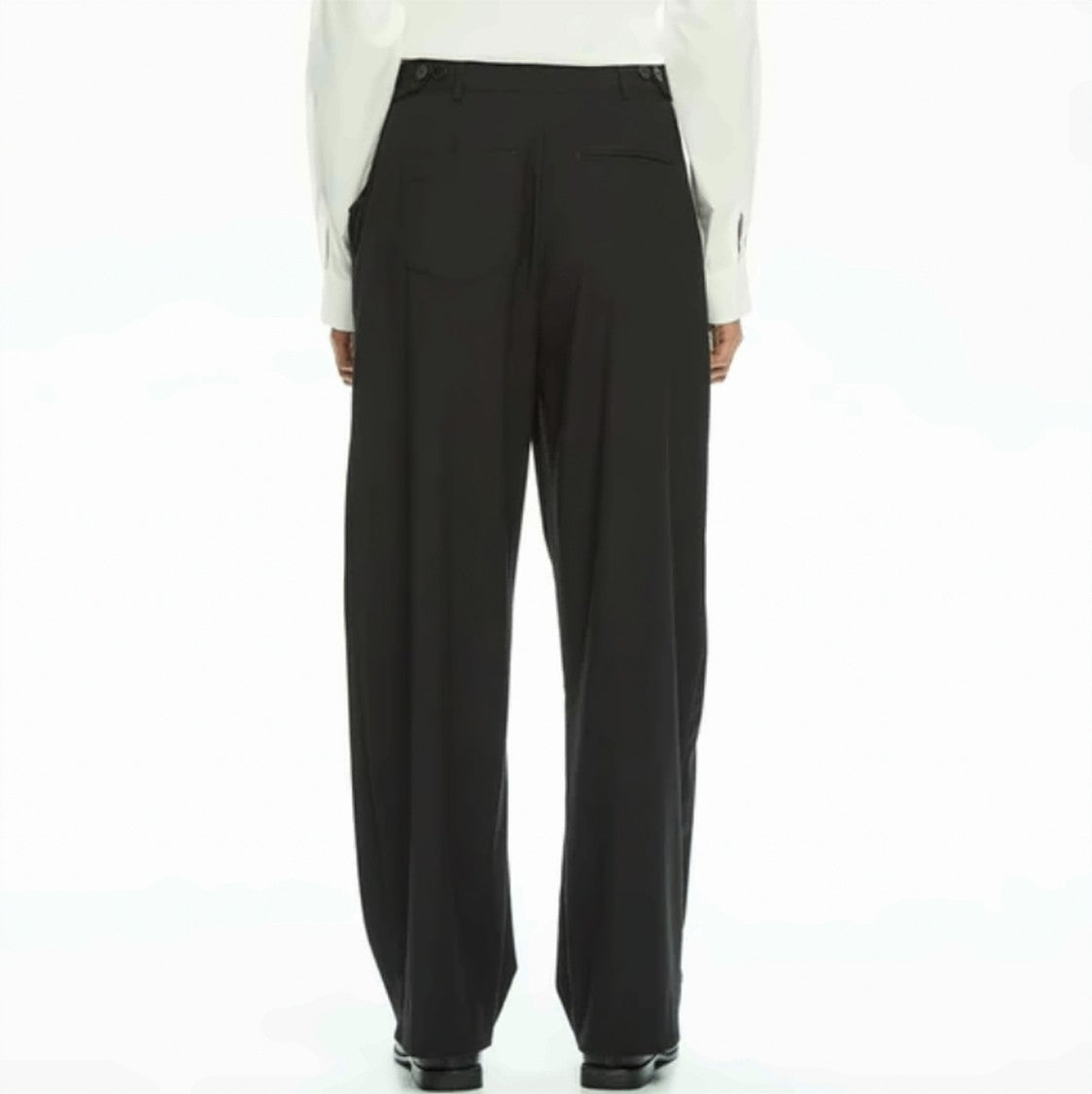 Mlo Viscose-Blend Stretch Straight-Leg Tailored Trousers
