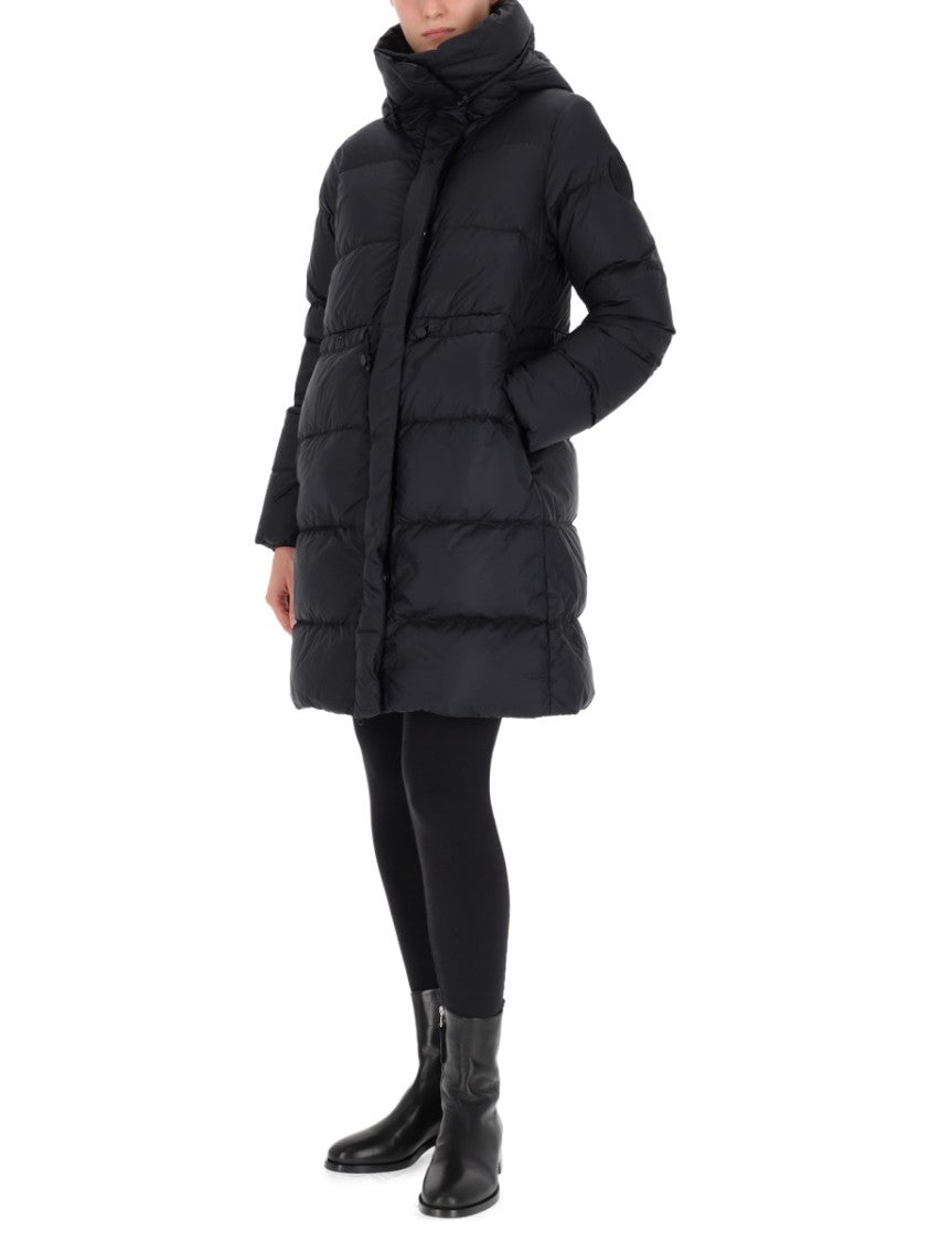 Canada Goose Knee-Length Black Puffer Coat