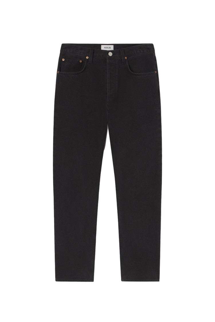 Agolde Black 90S Rigid Denim Jeans