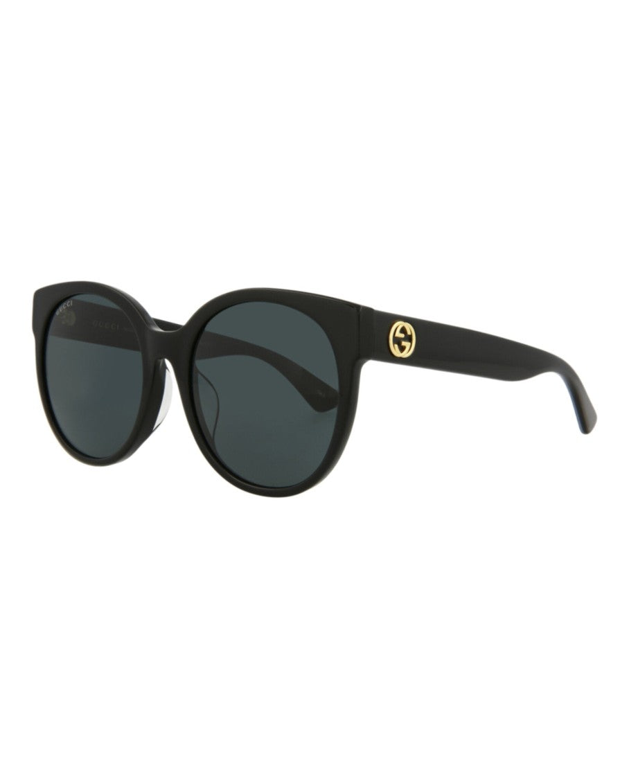 Gucci Round-Frame Acetate Sunglasses