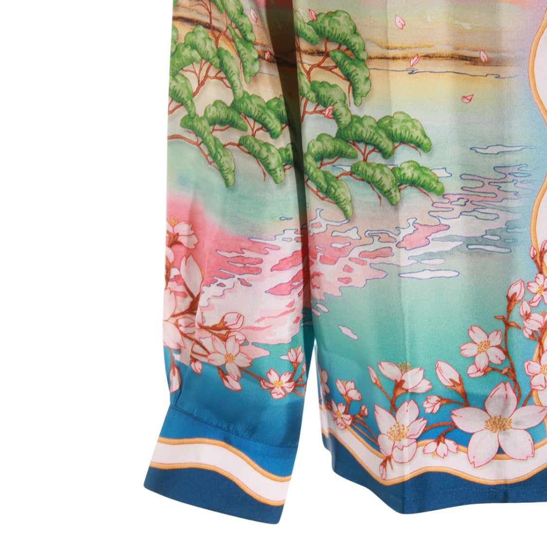 Casablanca Scenic Print Long Sleeve Shirt