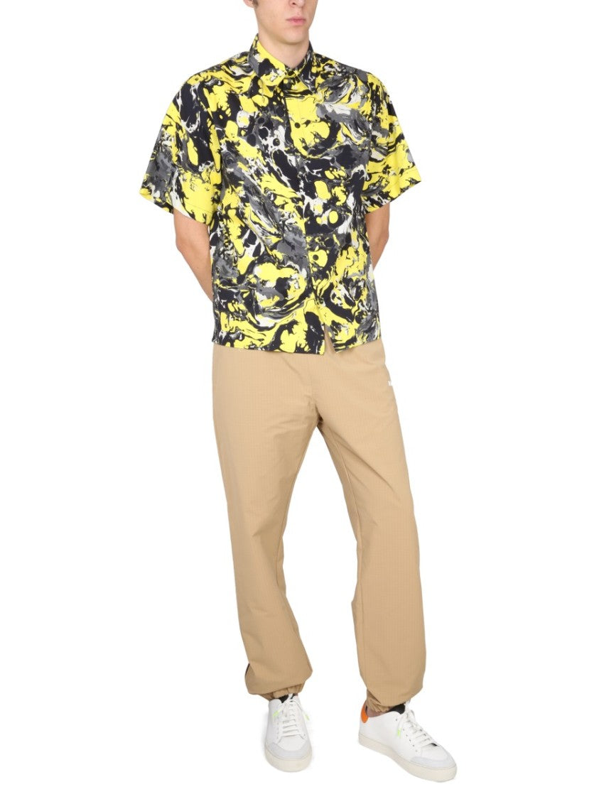 Msgm Relaxed Fit Casual Pants With Logo