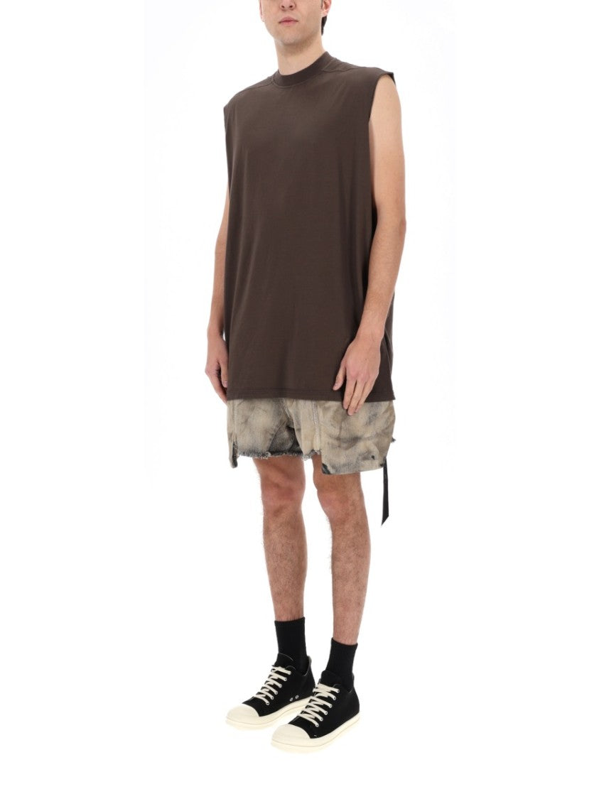 Drkshdw By Rick Owens Tarp-T Boxy High Crewneck T-Shirt