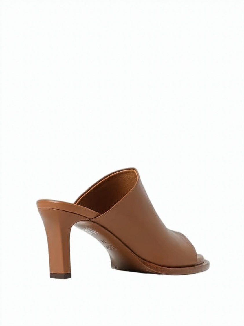 Tod's Calf Leather Mule-Style Pump With Open Toe