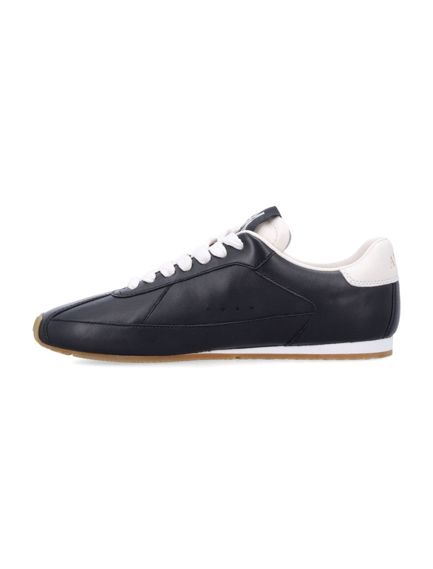 Amiri Pacific Slim Black Leather Sneakers