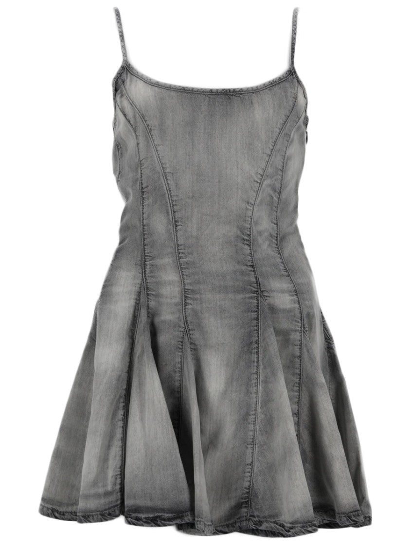 Diesel De-Spoky Fitted Vertical Seam Dress