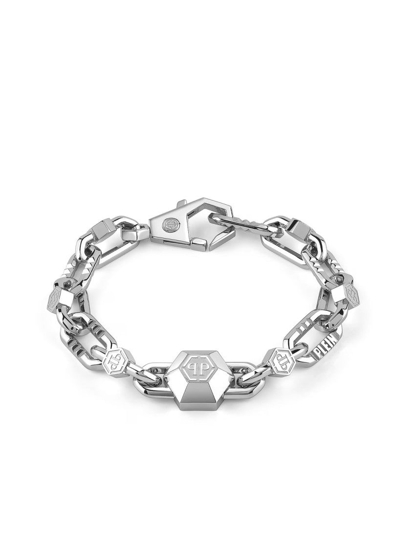 Philipp Plein Edge Logo Chain Bracelet