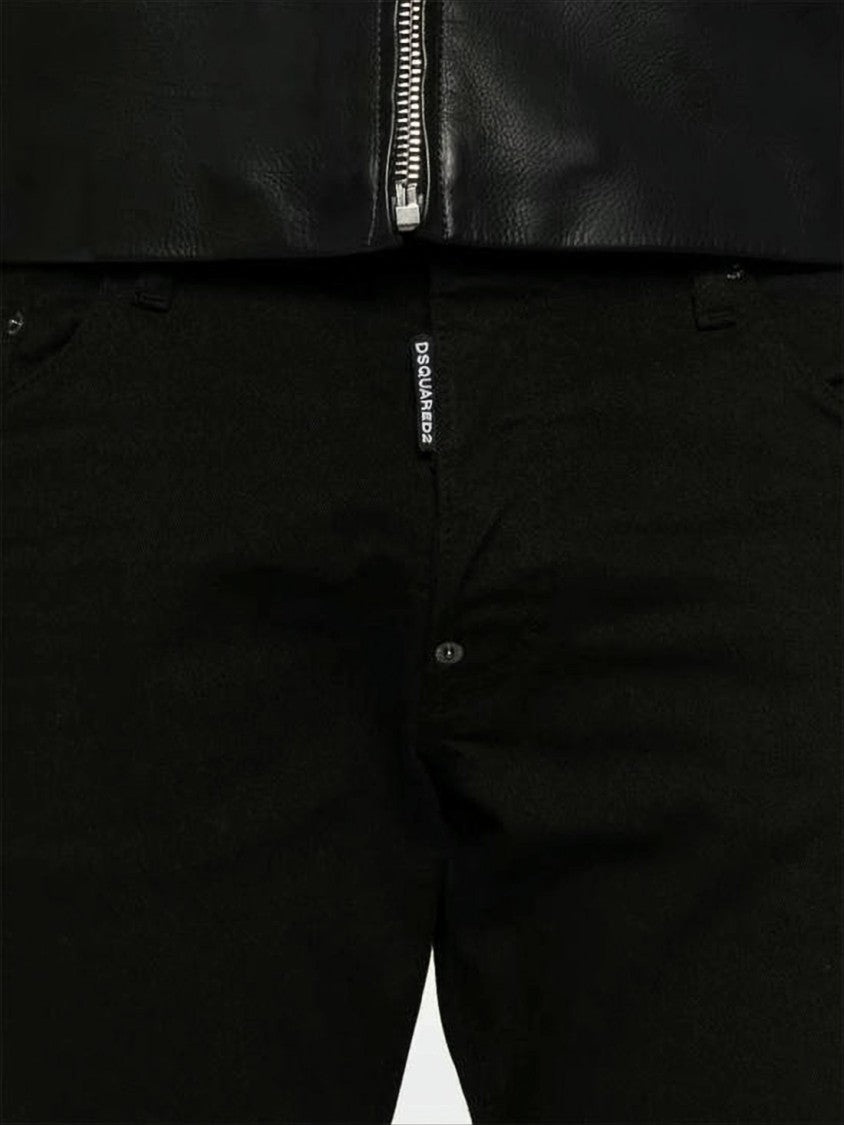 Dsquared2 Slim-Fit Black Denim Pants