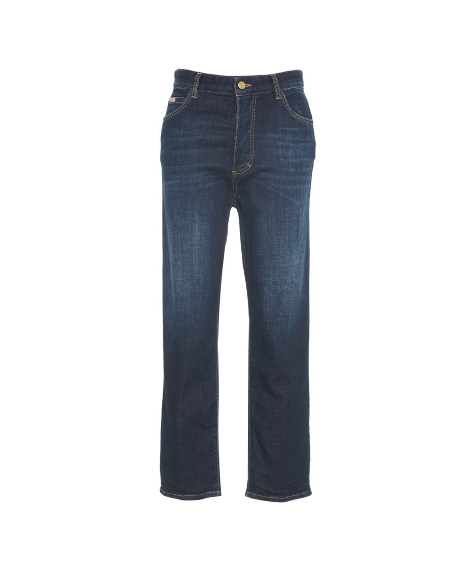 Dsquared2 Straight Leg Denim With Five-Pocket Design
