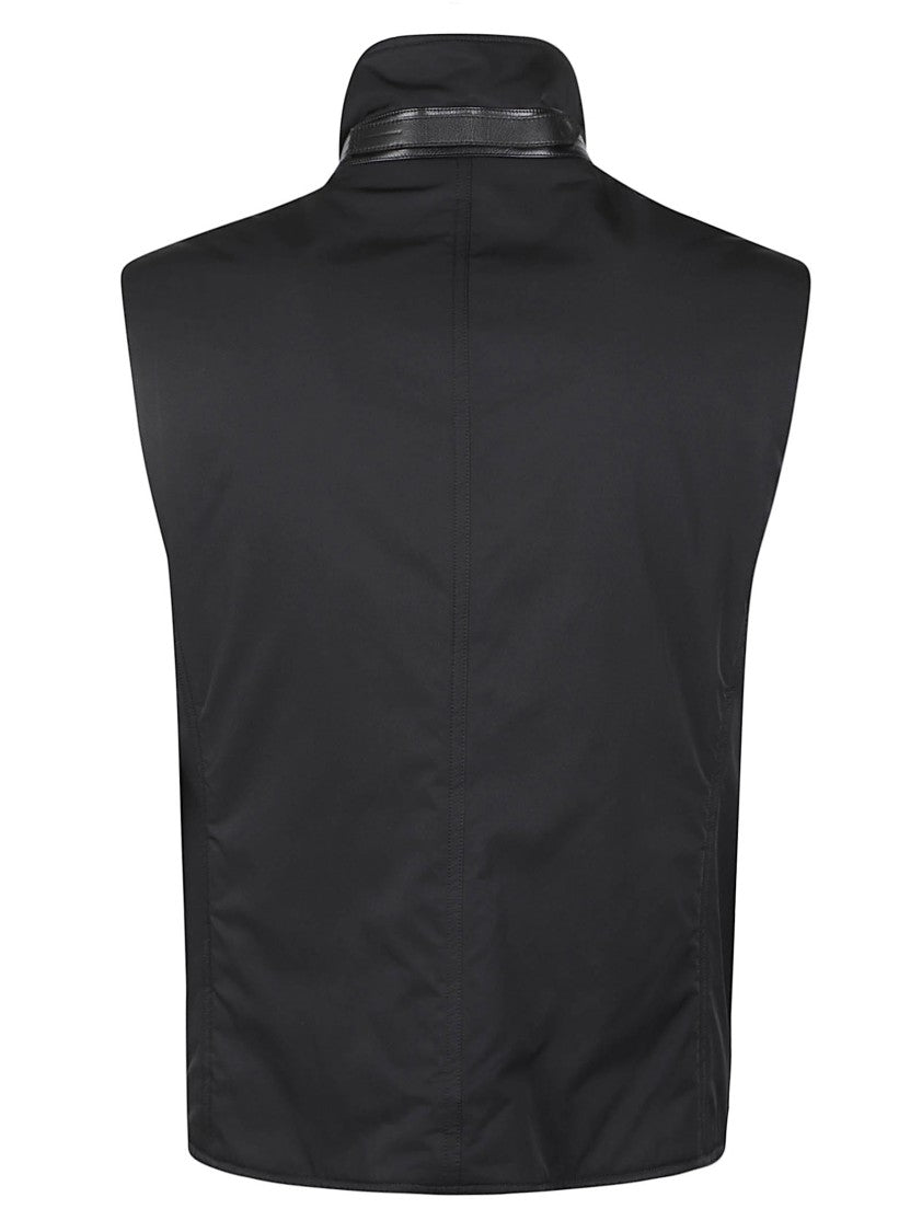 Tom Ford Black Zip-Up Vest