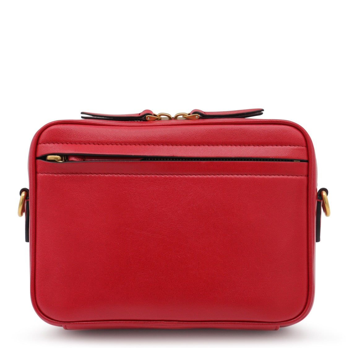 Valentino Garavani Red And Black Leather Crossbody Bag
