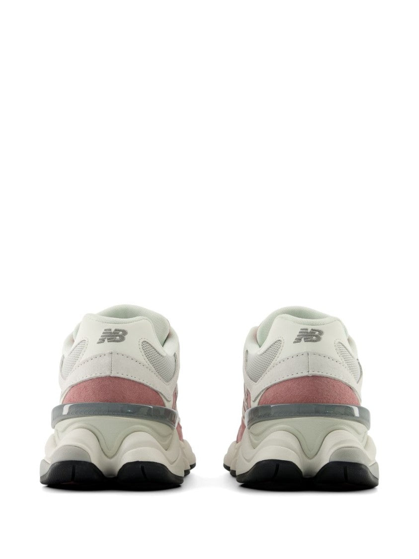 New Balance Pink 9060 Pigskin Mesh Cushioning Sneakers