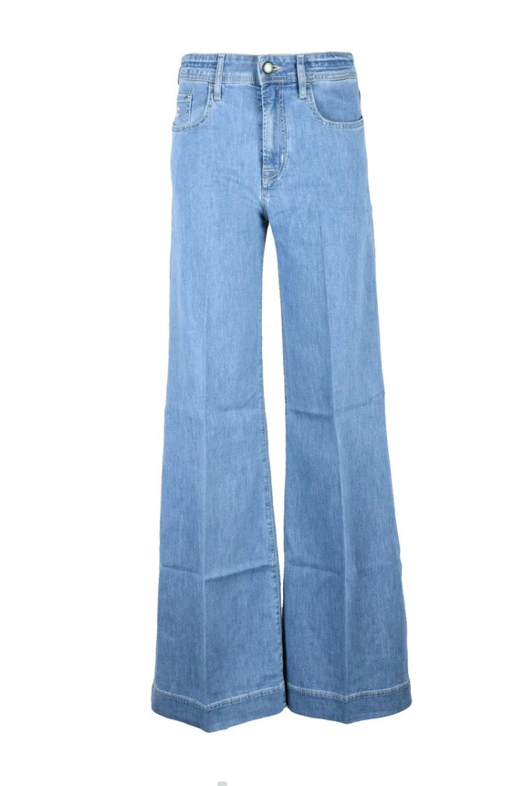 Jacob Cohen Palazzo Jeans - Light Blue