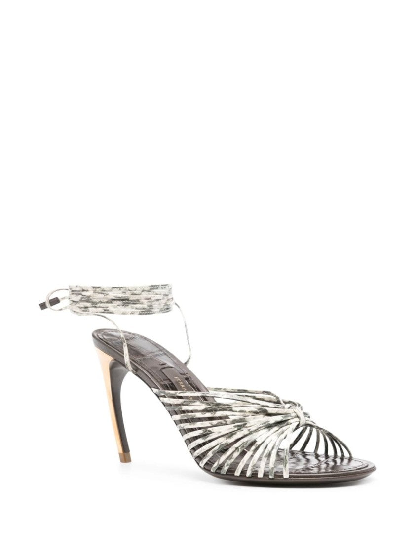 Ferragamo Caged Design Sandals