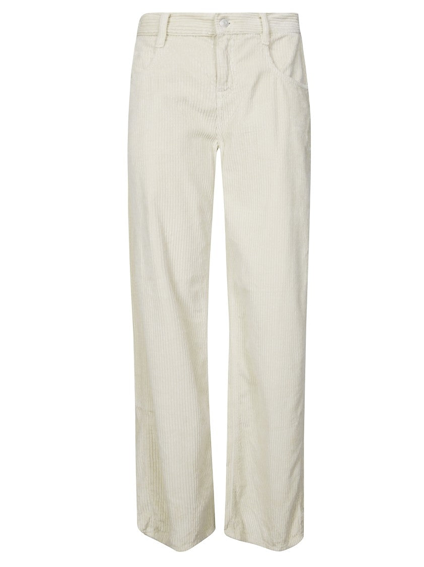 Cycle Wide-Leg Textured Corduroy Trousers