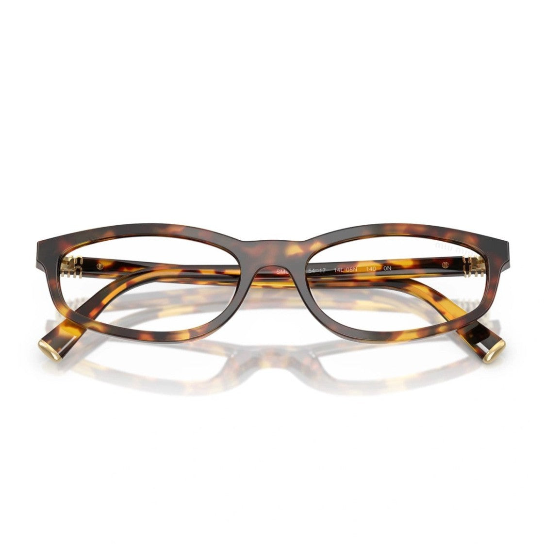 Miu Miu Havana 0Mu A06s Acetate Geometric Glasses