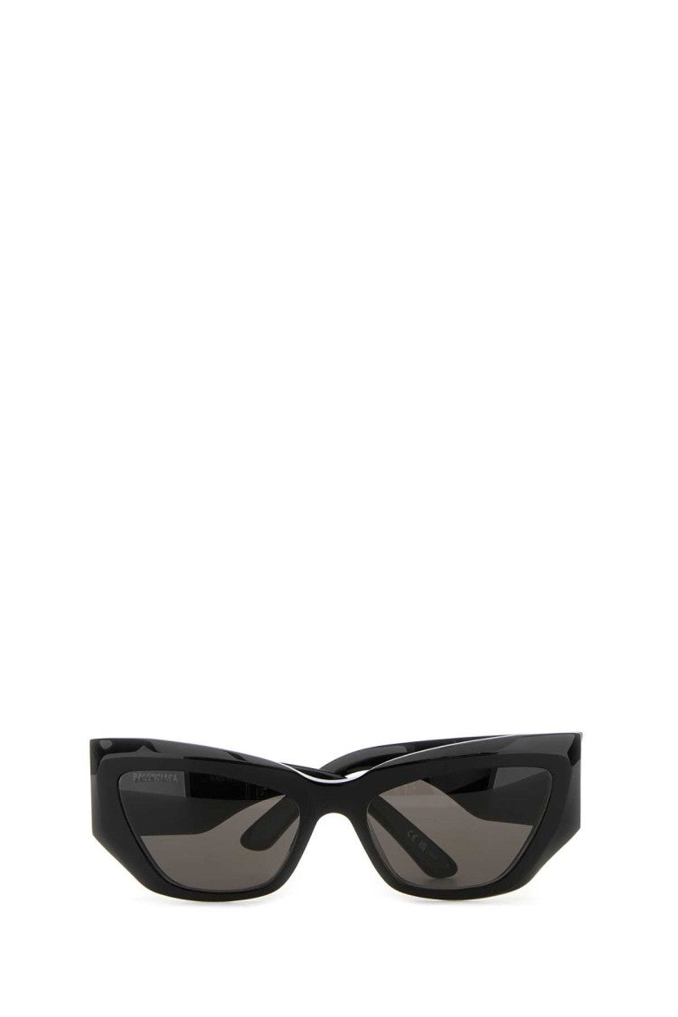 Balenciaga Black Acetate Signature Butterfly Sunglasses