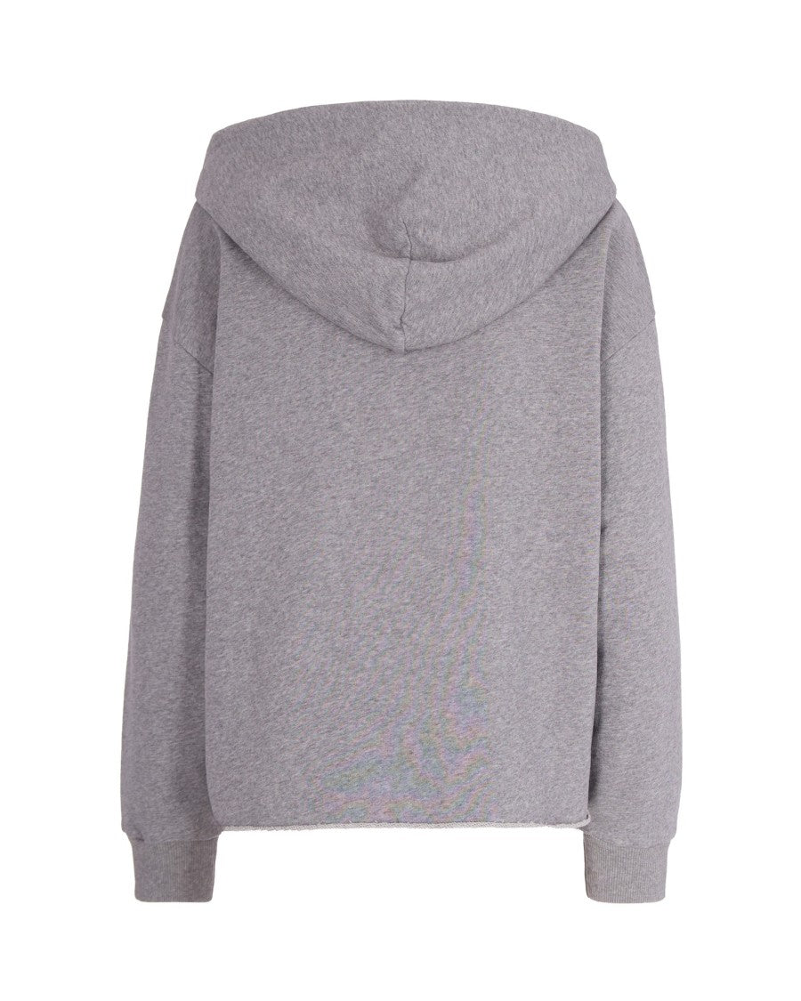 Mm6 By Maison Margiela Grey Sweatshirt With Logo