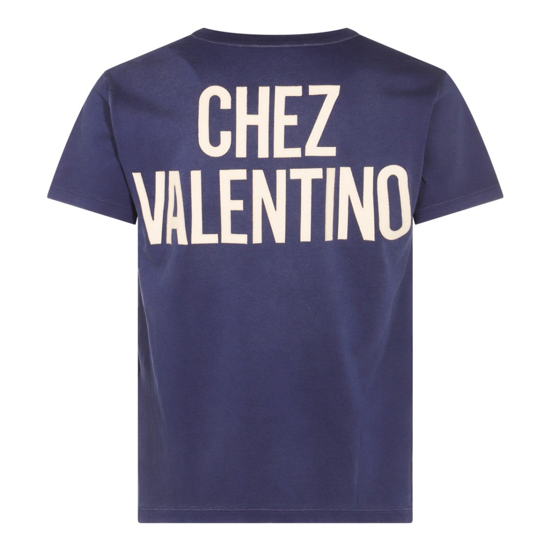 Valentino Navy Cotton T-Shirt