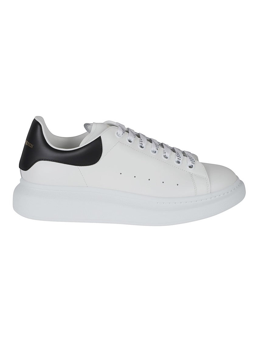 Alexander Mcqueen White Calf Leather Oversize Sneakers