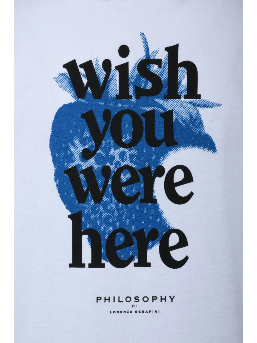 Philosophy Di Lorenzo Serafini White Cotton T-Shirt