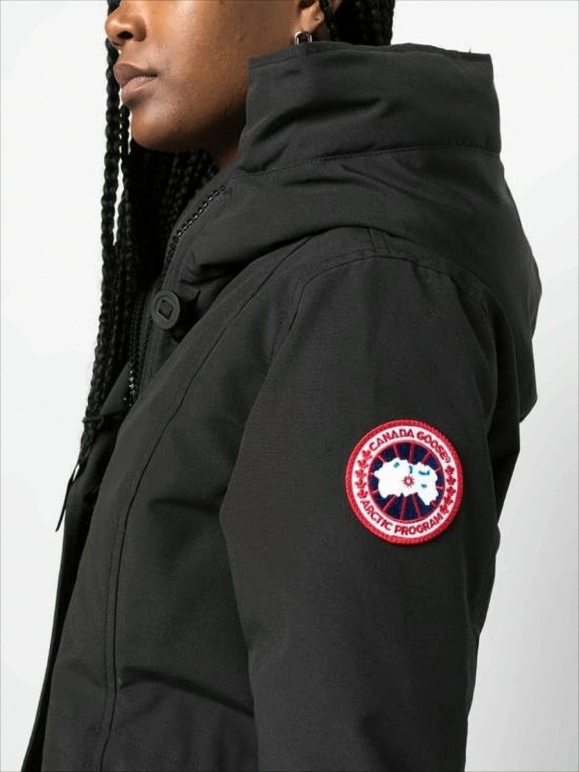Canada Goose Mid-Length Insulated Parka With High Collar And Hood