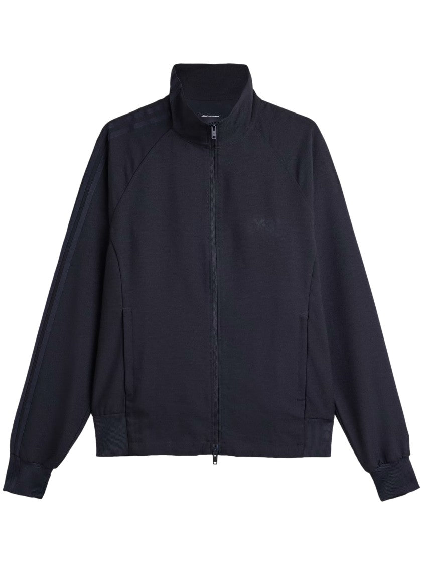 Y-3 Minimalist Zip-Front Sweater With High Collar