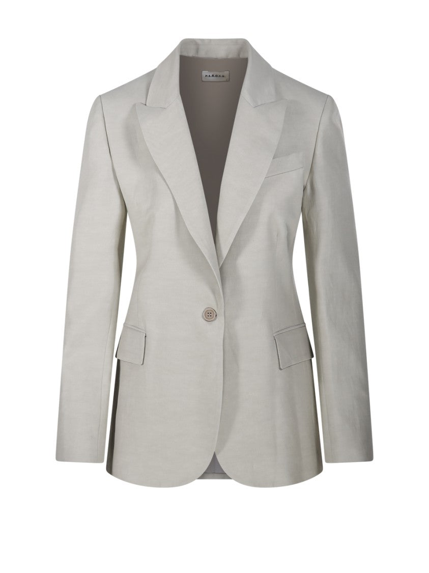Parosh Tailored Blazer With Classic Lapel