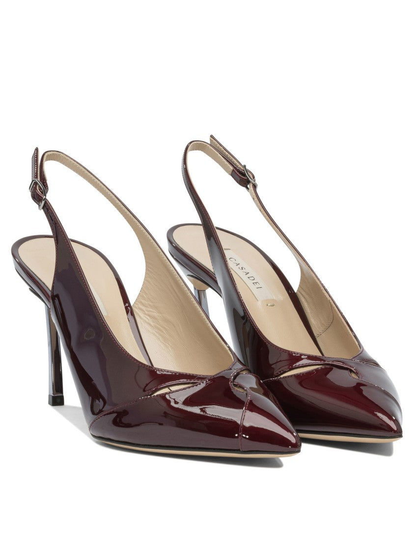 Casadei Pointed Toe Heeled Shoes With Slingback Strap