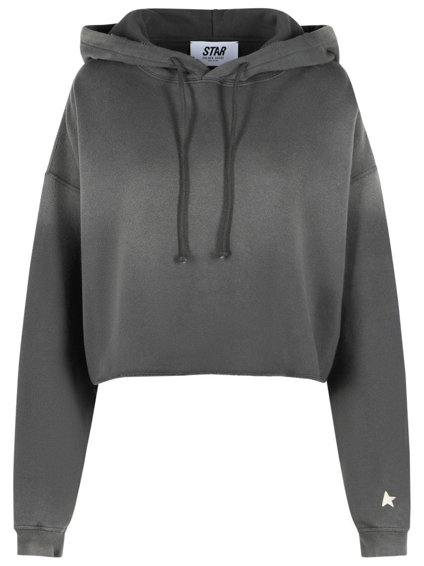 Golden Goose 'Star' Grey Cotton Sweatshirt