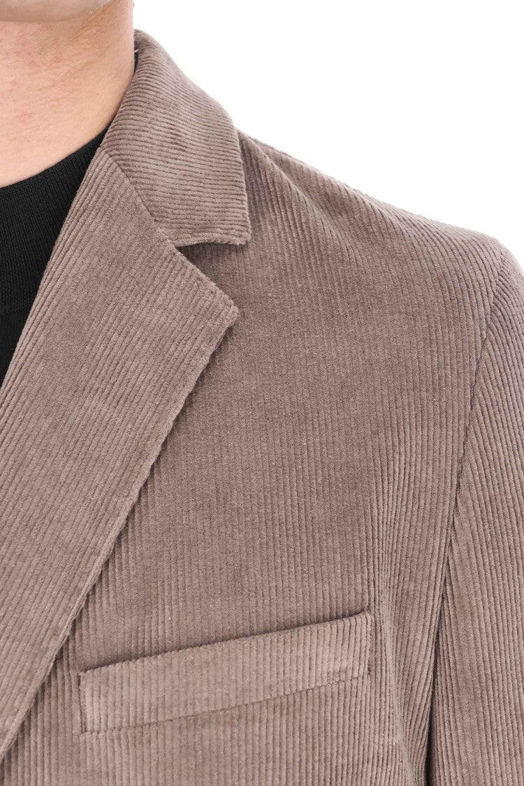 Officine Generale Leon Model Corduroy Single-Breasted Jacket